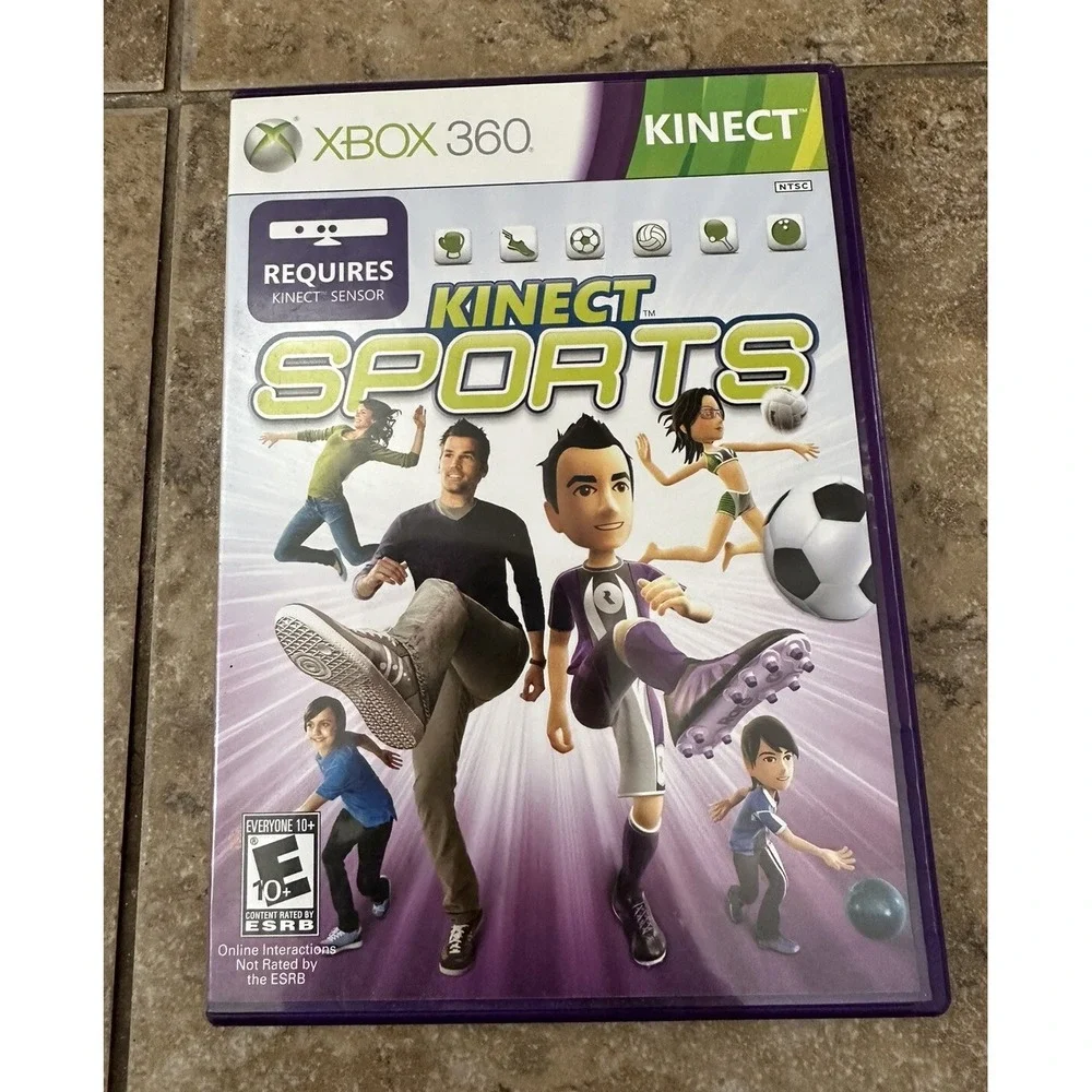Kinect Sports (Xbox 360, 2010) With Manuel